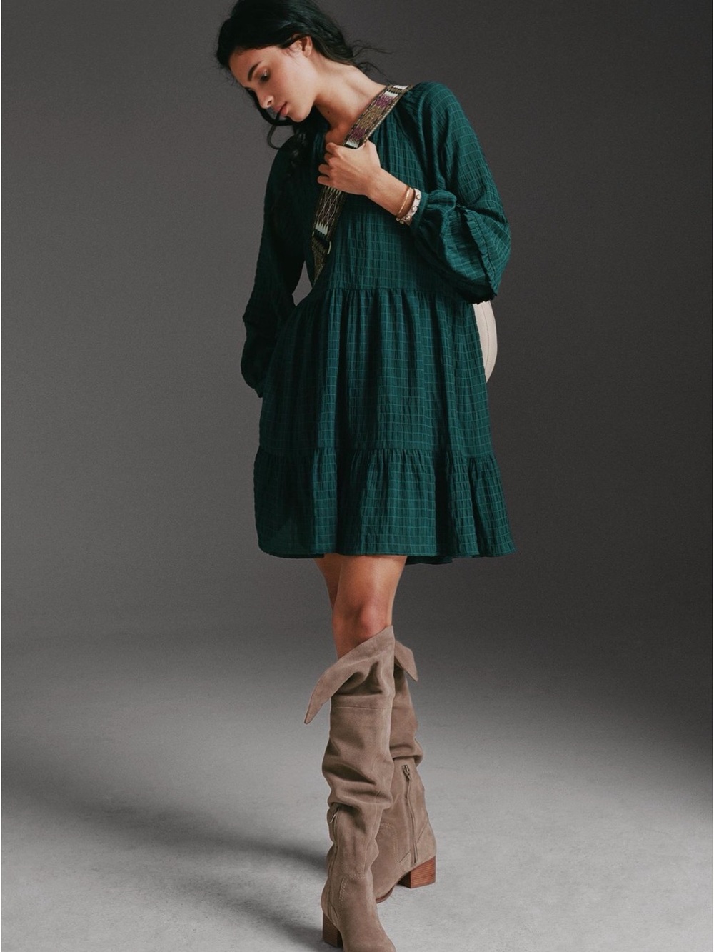 Mare Mare -x Anthropologie Anne Tiered Tunic Dress